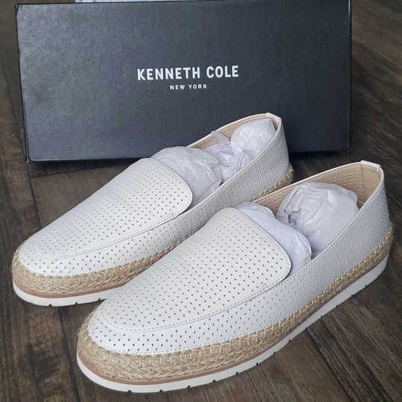 Kenneth Cole Shoes - Kenneth Cole Perforated Jaxx Espadrille Loafer